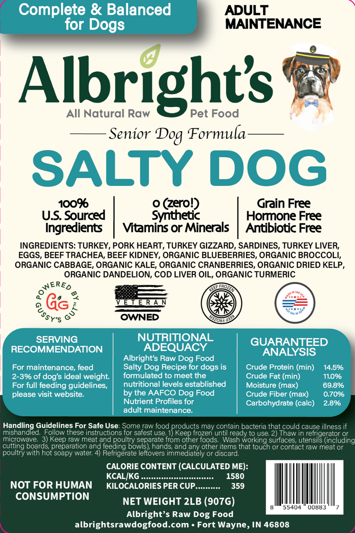 Albright's Salty Dog - 5 lb chubs